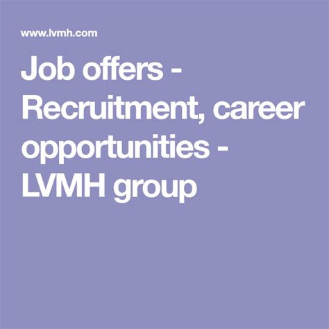 lvmh job opportunities|lvmh job offers.